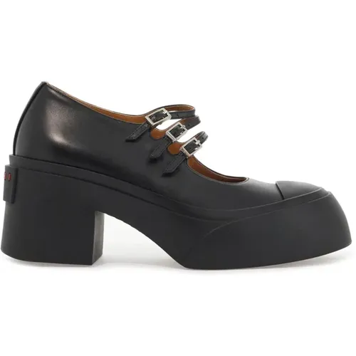 Leder Mary Jane Pablo Schuhe Marni - Marni - Modalova