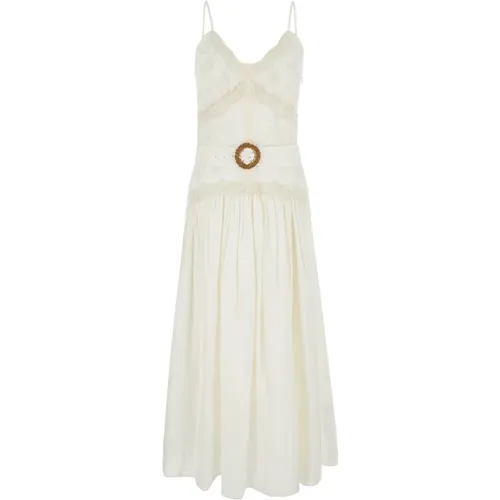 Weißes Kleid Set Abito , Damen, Größe: XS - Twinset - Modalova