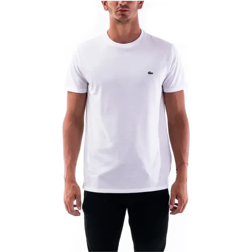 Baumwoll T-Shirt, Stil ID: Th6709-001 - Lacoste - Modalova