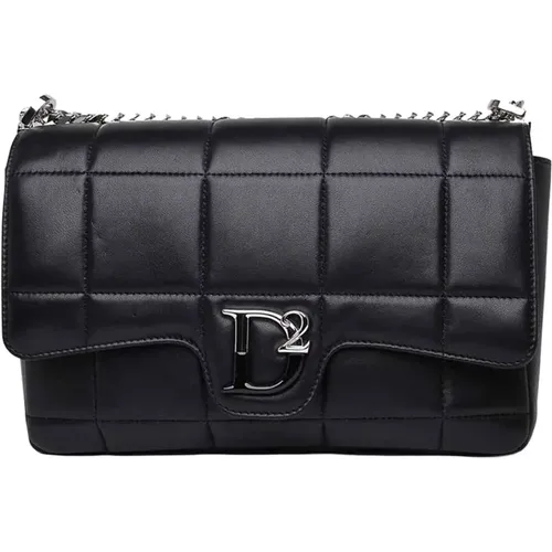 Leder Crossbody Tasche Made in Italy - Dsquared2 - Modalova