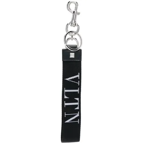 Vltn Logo Keychains , male, Sizes: ONE SIZE - Valentino Garavani - Modalova