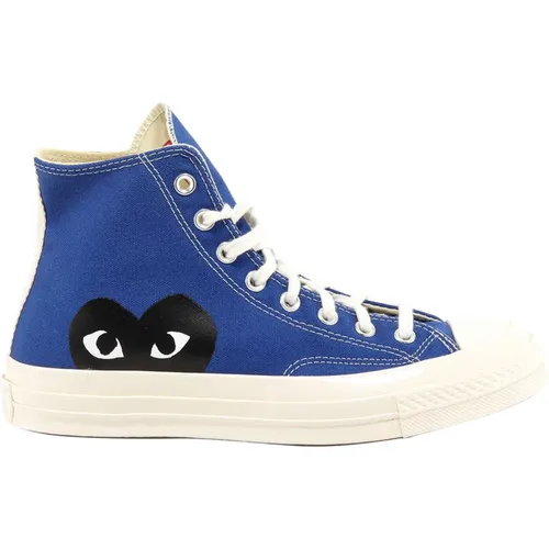 Canvas Sneakers with Lateral Print , male, Sizes: 5 1/2 UK, 4 UK, 8 UK, 5 UK, 9 UK, 6 UK, 7 UK, 8 1/2 UK - Comme des Garçons - Modalova