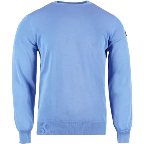 Solid Color Men`s Sweater , male, Sizes: M - PAUL & SHARK - Modalova