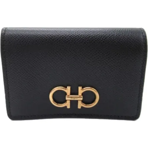 Pre-owned Leather wallets , female, Sizes: ONE SIZE - Salvatore Ferragamo Pre-owned - Modalova