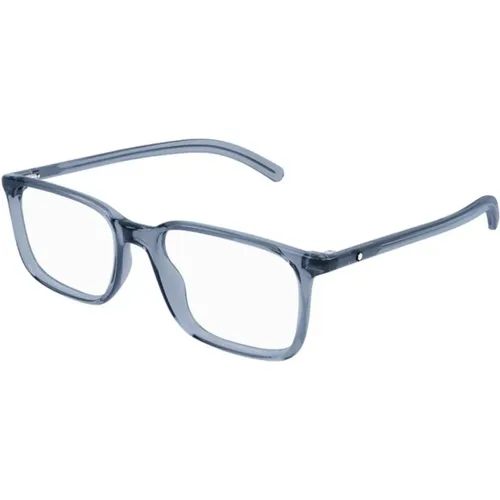 Blaue Stilvolle Brille Montblanc - Montblanc - Modalova