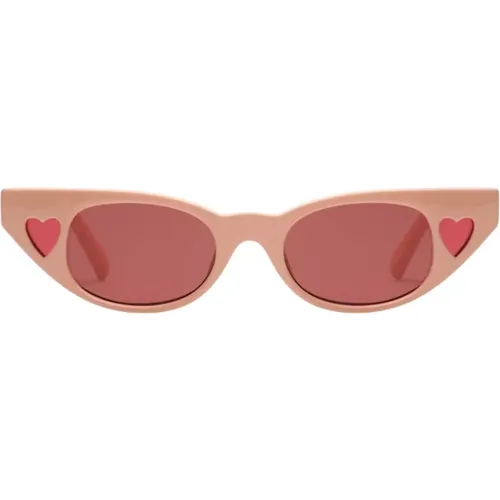 Heartbreaker Sonnenbrille mit Herz-Spiegellinsen - Le Specs - Modalova