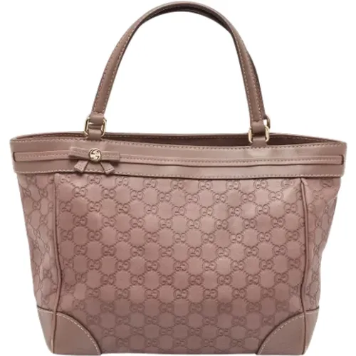 Pre-owned Leather totes , female, Sizes: ONE SIZE - Gucci Vintage - Modalova