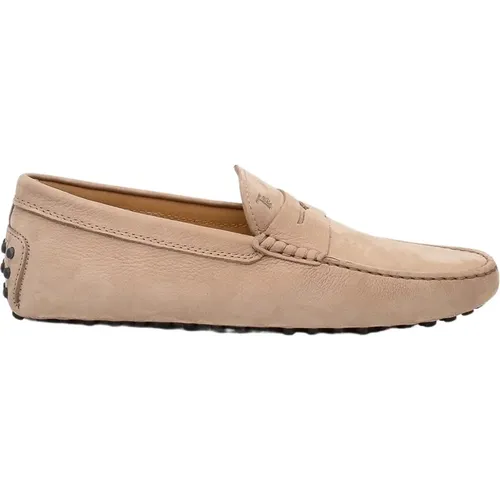 Suede Moccasin , male, Sizes: 6 1/2 UK - TOD'S - Modalova