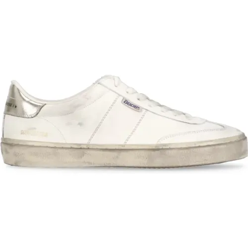 Ivory Sneakers with Logo Details , female, Sizes: 3 UK, 4 UK, 7 UK, 5 UK, 2 UK, 6 UK - Golden Goose - Modalova