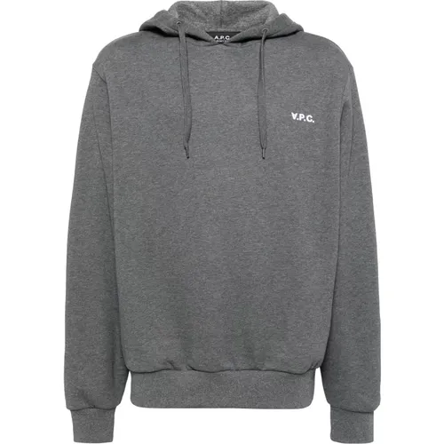 Baumwoll-Hoodie , Herren, Größe: L - A.P.C. - Modalova