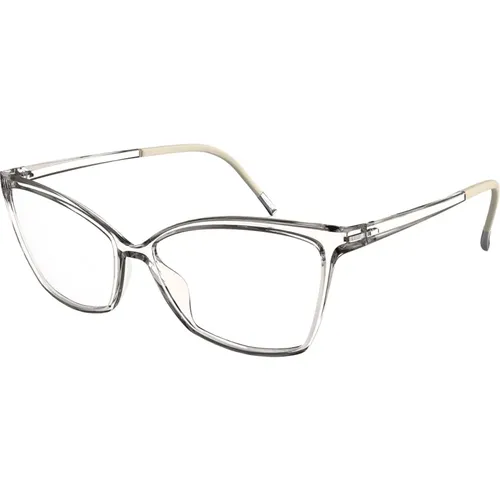 Rauchige Blossom Brillenfassungen , Damen, Größe: 56 MM - Silhouette - Modalova