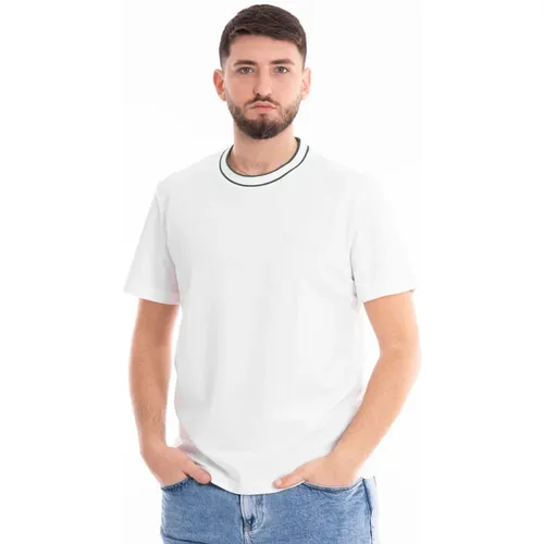 Herren Piqué Elastisches T-Shirt , Herren, Größe: XL - Lacoste - Modalova
