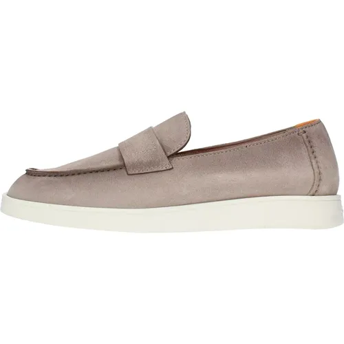 Flache Schuhe Grau Santoni - Santoni - Modalova