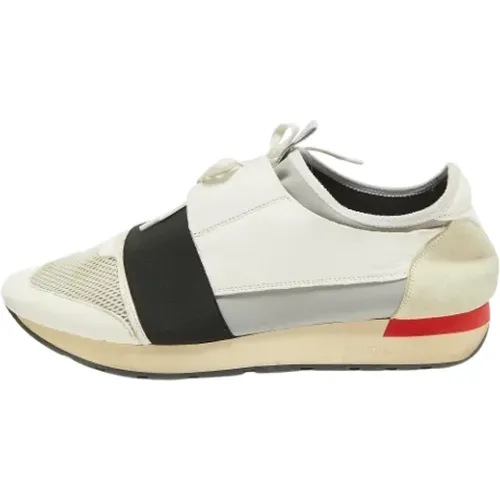 Pre-owned Leather sneakers , male, Sizes: 10 UK - Balenciaga Vintage - Modalova