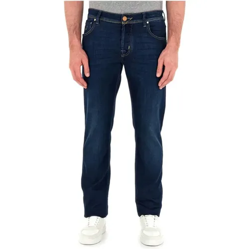 Clic Straight Jeans , male, Sizes: W35 - Jacob Cohën - Modalova
