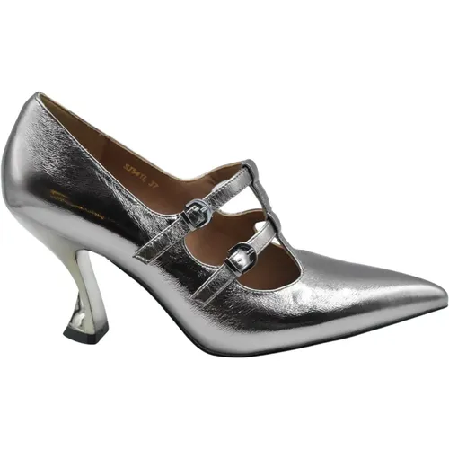 Elegante Gunmetal Schnürschuhe - Jeannot - Modalova