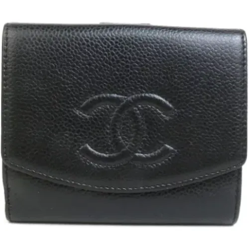 Pre-owned Leather wallets , female, Sizes: ONE SIZE - Chanel Vintage - Modalova