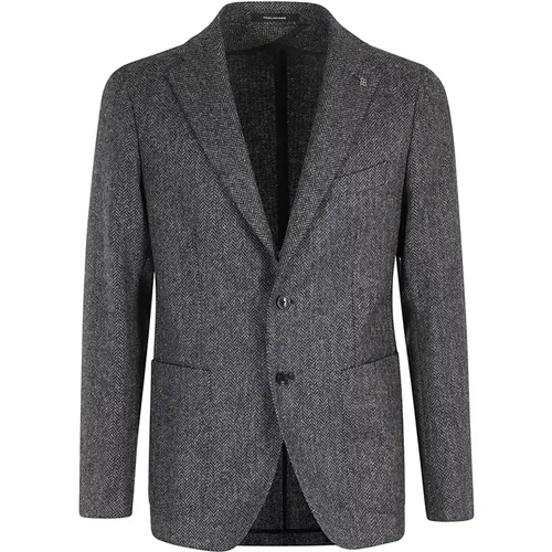 Textured Wool Monte Carlo Coat , male, Sizes: XL, L - Tagliatore - Modalova