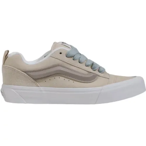 Leder Sneakers mit Gummisohle , Damen, Größe: 39 EU - Vans - Modalova