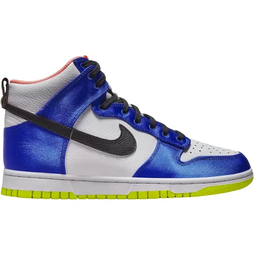 Blaue Satin High Top Sneakers Nike - Nike - Modalova
