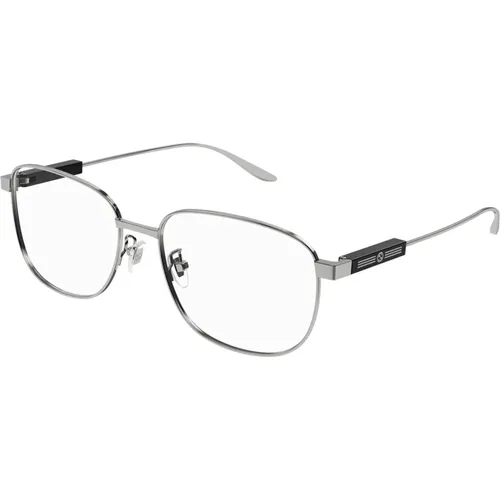 Silber-Schwarze Sonnenbrillenfassungen , unisex, Größe: 57 MM - Gucci - Modalova