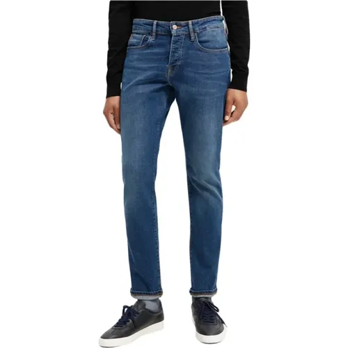 Modern Slim Fit Ralston Jeans , male, Sizes: W33 - Scotch & Soda - Modalova