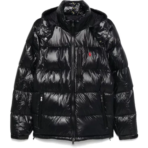 Schwarze Winter Parka Jacke , Herren, Größe: XL - Ralph Lauren - Modalova