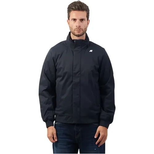 Waterproof Men's Jacket for Autumn , male, Sizes: XL, L - K-way - Modalova