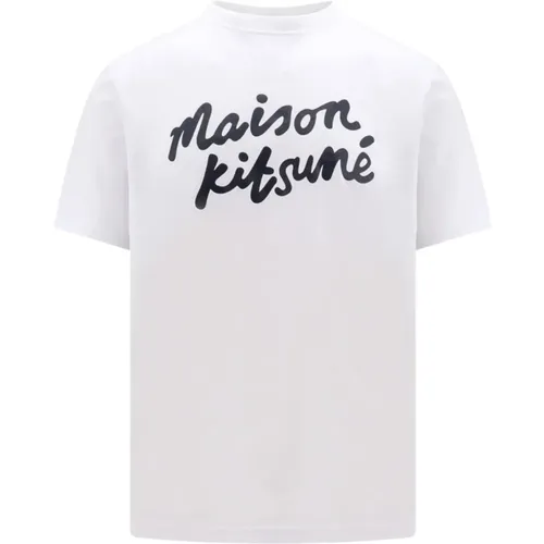 Lässiges Baumwoll T-Shirt - Maison Kitsuné - Modalova