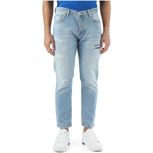 Slim Knöchellange Denim Jeans , Herren, Größe: W36 - Antony Morato - Modalova