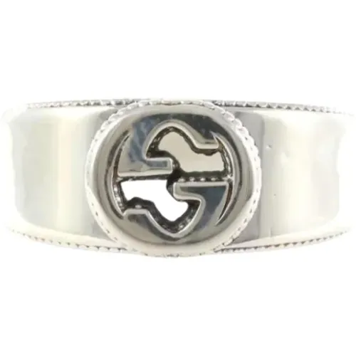 Pre-owned Silver rings , female, Sizes: ONE SIZE - Gucci Vintage - Modalova