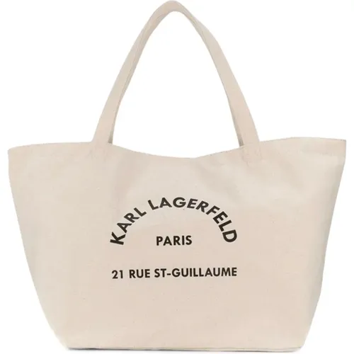 Damen-Shoppingtasche mit magnetischem Verschluss , Damen, Größe: ONE Size - Karl Lagerfeld - Modalova