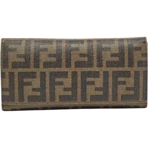 Pre-owned Beschichtetes Canvas portemonnaies , Damen, Größe: ONE Size - Fendi Vintage - Modalova