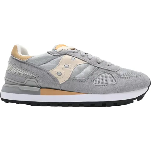 Shadow Original Sneakers Grau/Beige , Herren, Größe: 43 EU - Saucony - Modalova