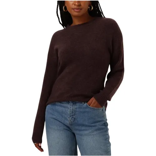 Lila Elegant Hope Pullover Pullover , Damen, Größe: S/M - moss copenhagen - Modalova