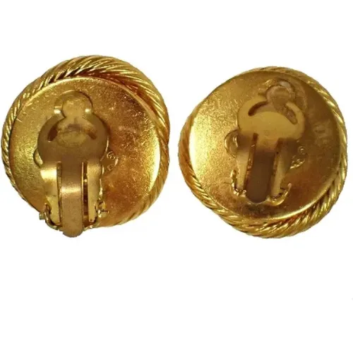 Pre-owned Metal earrings , female, Sizes: ONE SIZE - Chanel Vintage - Modalova