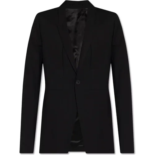 ‘Fogpocket’ wool blazer , female, Sizes: XS, S, M - Rick Owens - Modalova