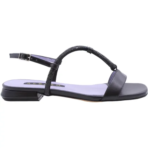 Stylische Sandale mit Baklava Design , Damen, Größe: 41 EU - Albano - Modalova