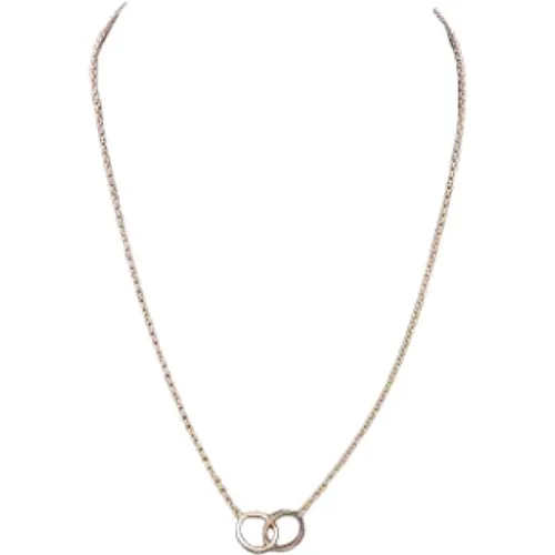 Pre-owned Rose Gold necklaces , female, Sizes: ONE SIZE - Cartier Vintage - Modalova