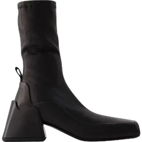 Leather boots , female, Sizes: 7 UK - Jil Sander - Modalova