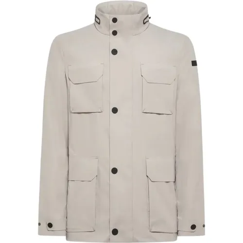 Hooded Jacket with Four Pockets , male, Sizes: L, XL, M - RRD - Modalova