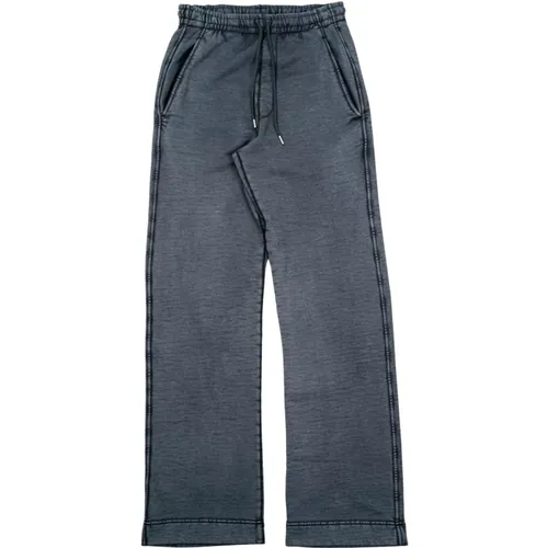 Pantalone in felpa gamba dritta in cotone , male, Sizes: S, L - Dries Van Noten - Modalova