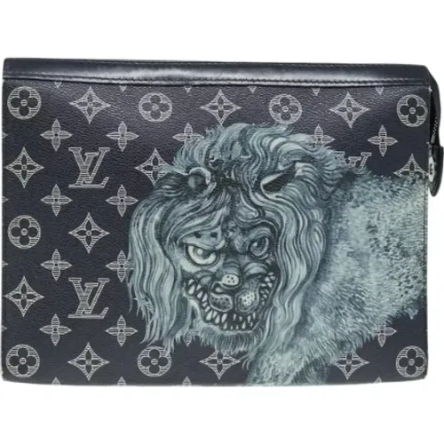 Pre-owned Canvas clutches , female, Sizes: ONE SIZE - Louis Vuitton Vintage - Modalova