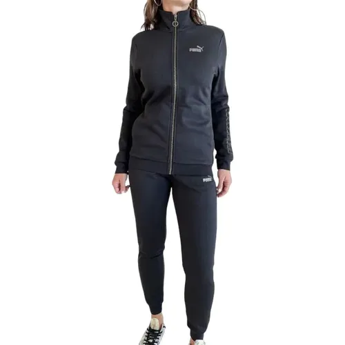 Bronze Full-Zip Damen Trainingsanzug , Damen, Größe: L - Puma - Modalova