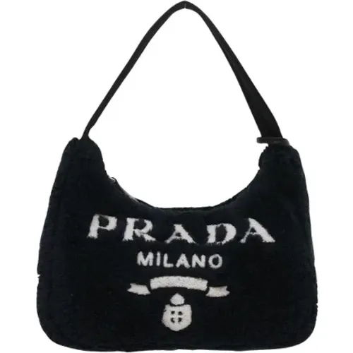 Cotton Prada Shoulder Bag , female, Sizes: ONE SIZE - Prada Vintage - Modalova