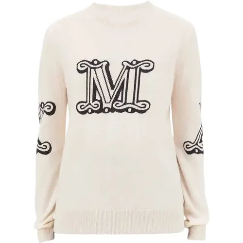 Cashmere Ribbed Knit Sweatshirt , female, Sizes: S - Max Mara - Modalova