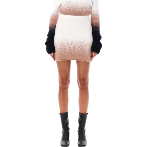 Soft Wool Mini Skirt , female, Sizes: M, S - Ottolinger - Modalova