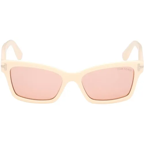 Rectangular Sunglasses , female, Sizes: 54 MM - Tom Ford - Modalova