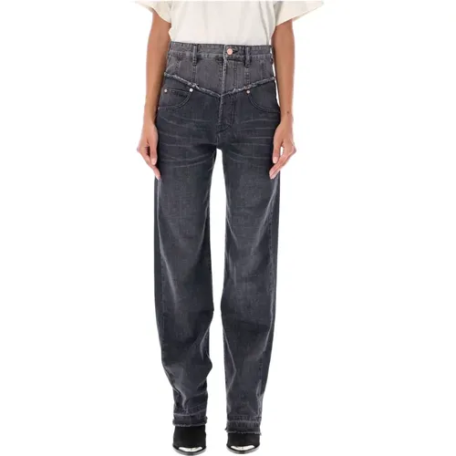 High Rise Faded Denim Jeans , female, Sizes: S - Isabel marant - Modalova