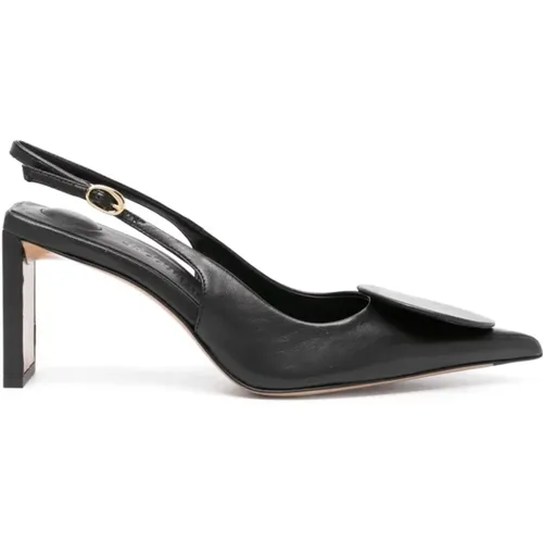 Leather Slingback Heels , female, Sizes: 3 UK - Jacquemus - Modalova